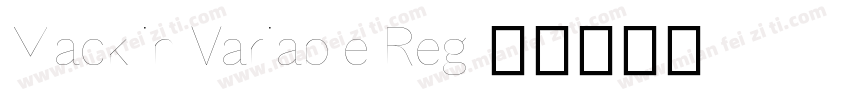 Macklin Variable Reg字体转换